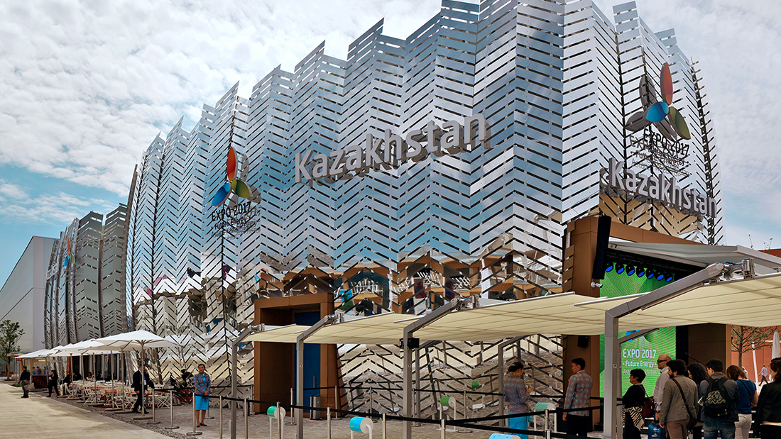 Video Kazakhstan Pavilion Expo 2015